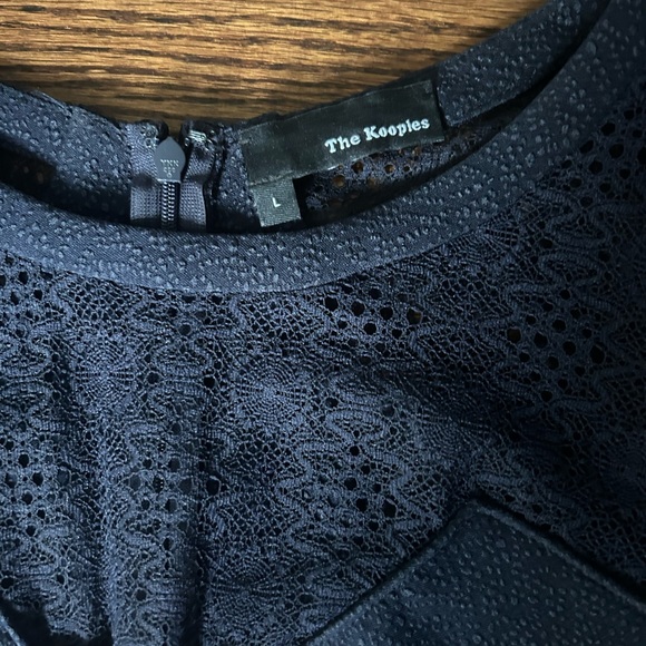 The Kooples dress navy blue size 3 - Picture 5 of 7